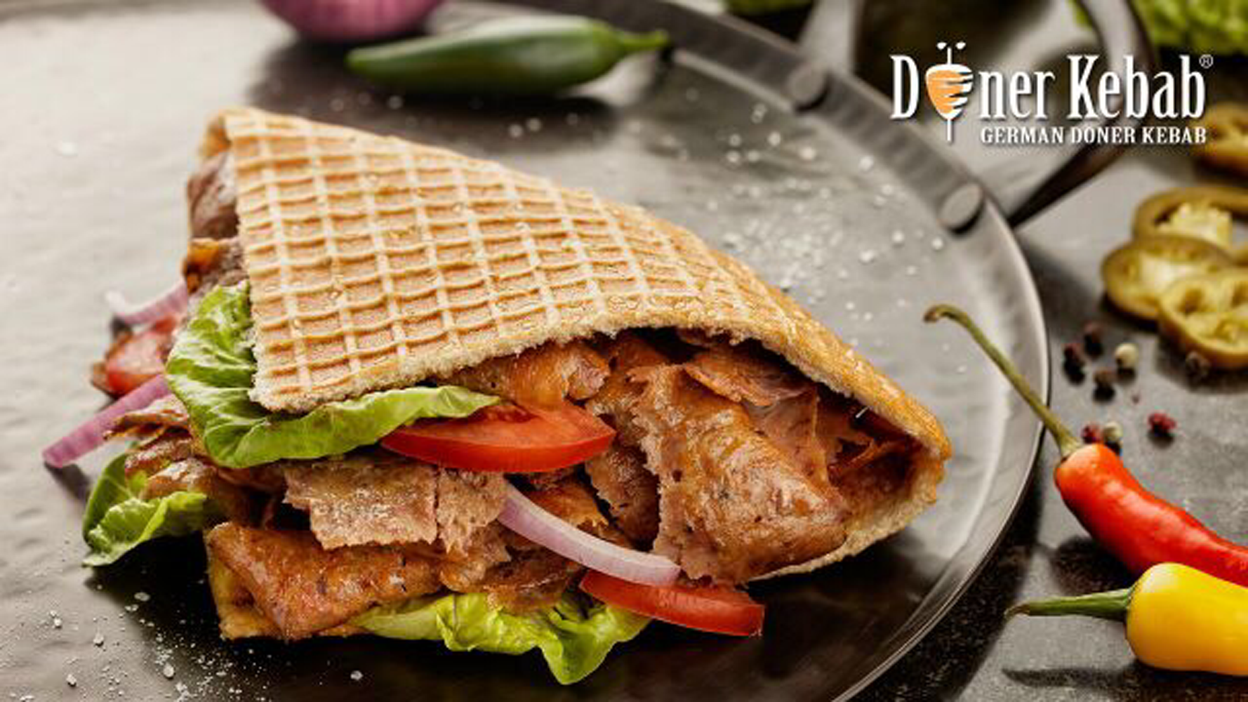 German Doner Kebab delivery from Birmingham City Centre Order with