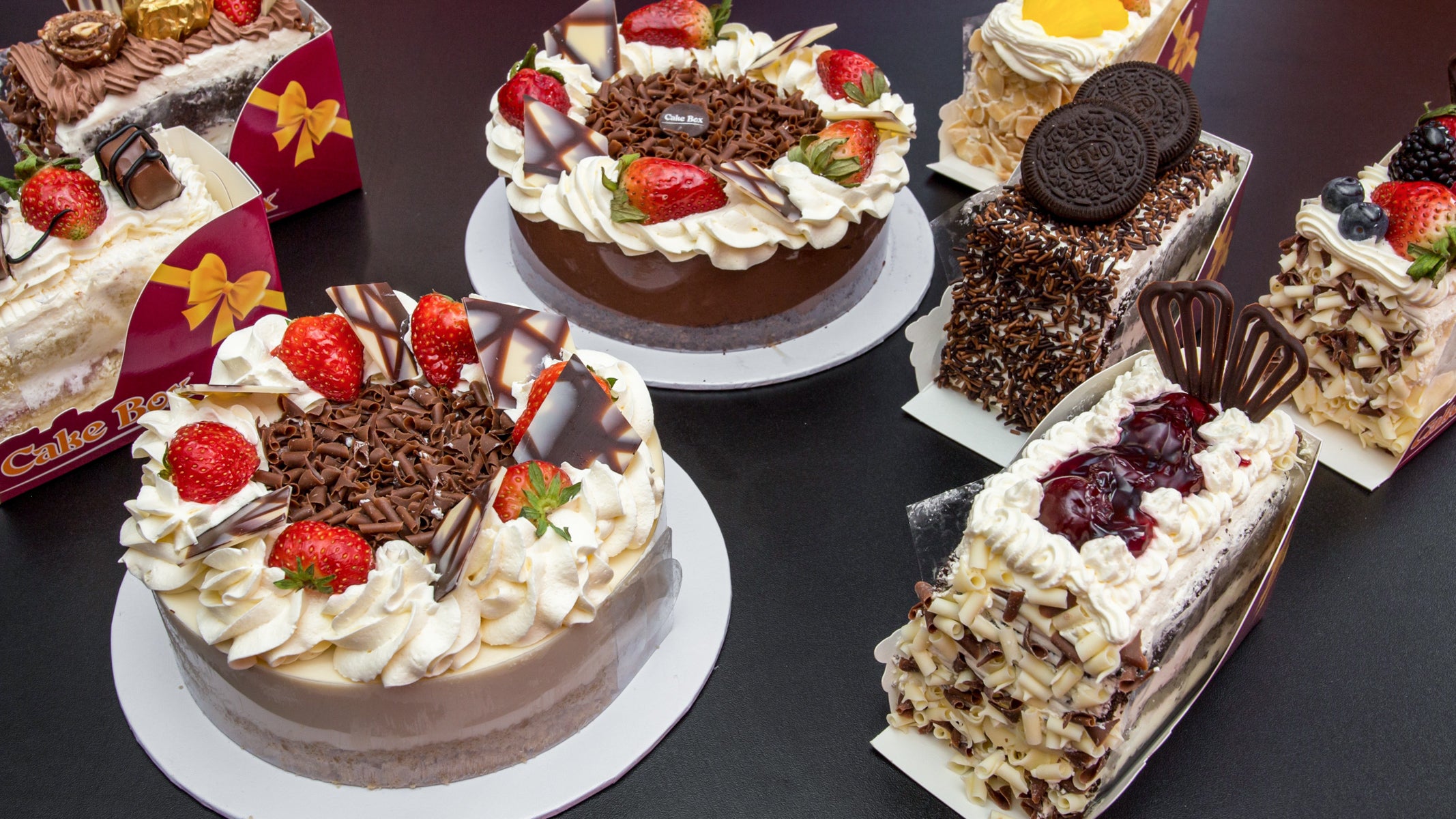 Egg Free Cake Box delivery from Wellington Order with Deliveroo