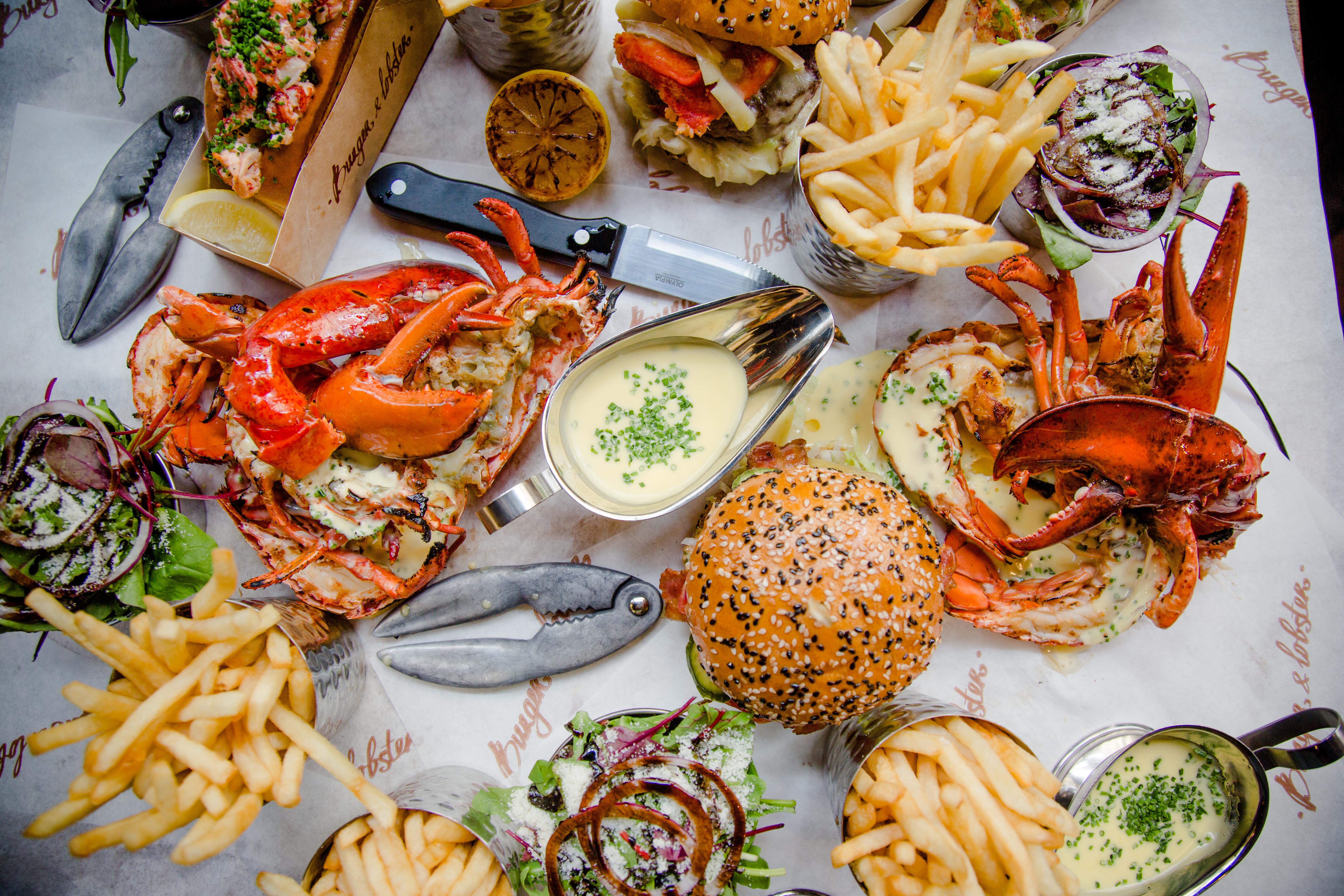 Burger & Lobster delivery from The City Order with Deliveroo