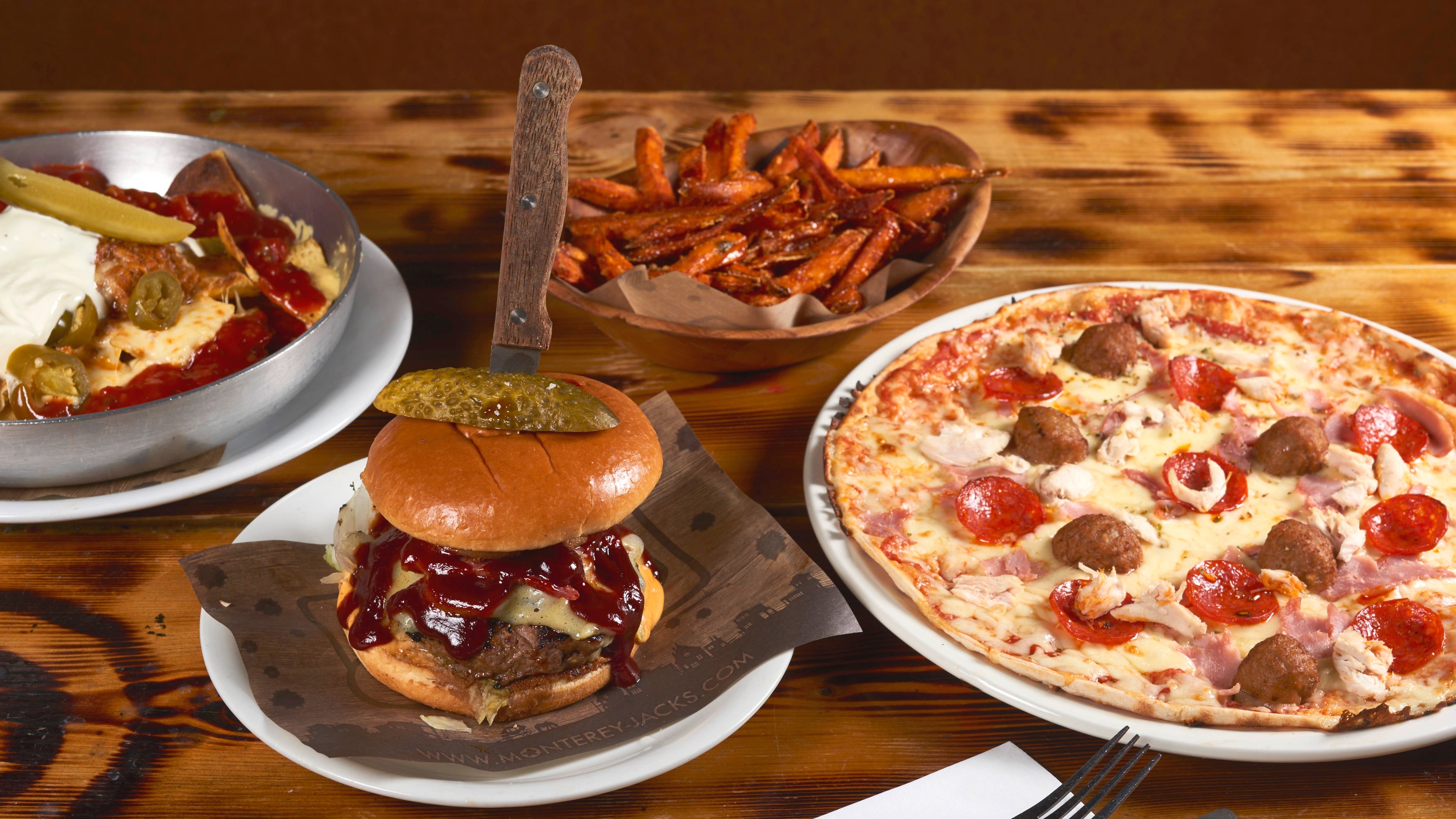 Monterey Jack's delivery from Stirling Order with Deliveroo