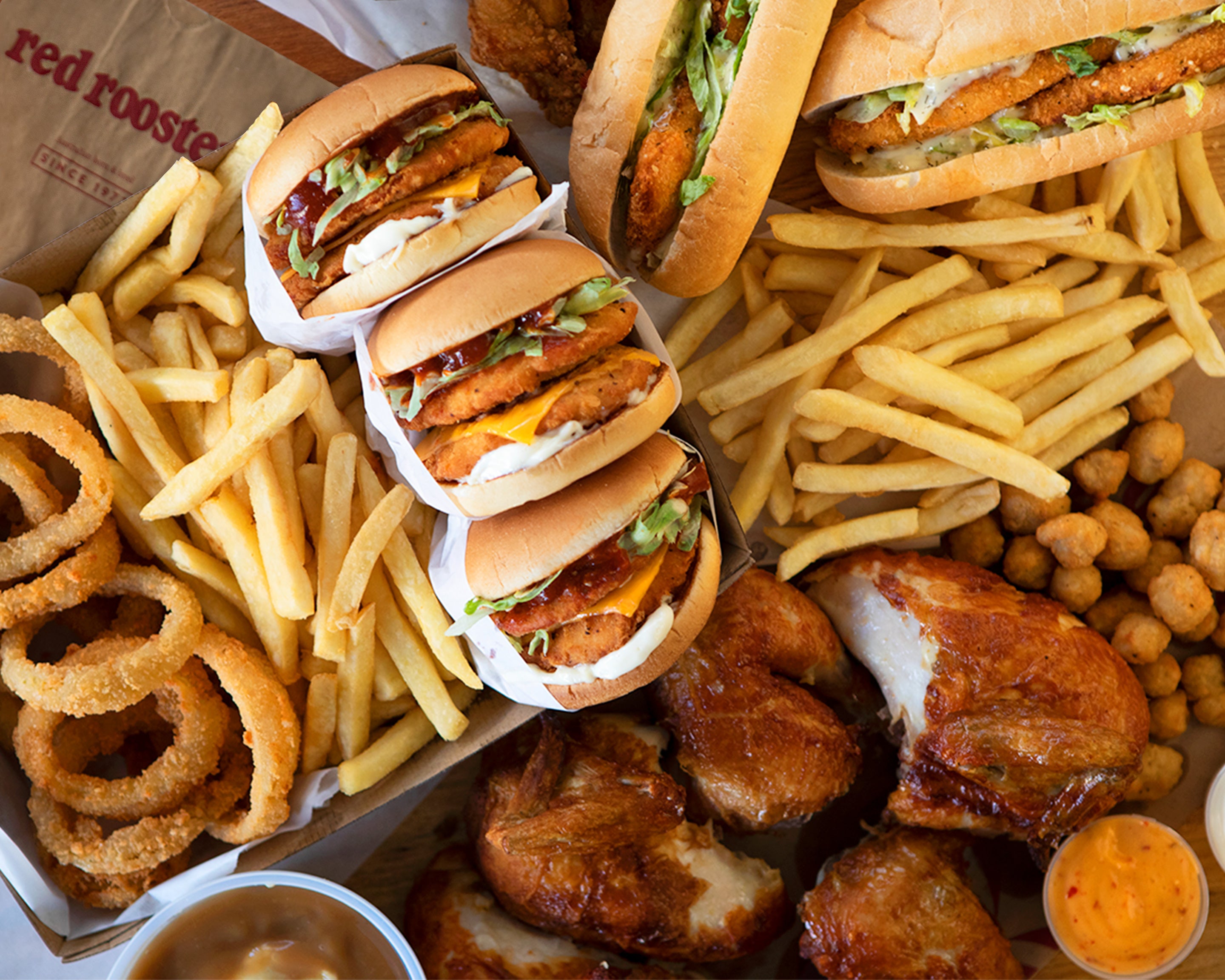 Red Rooster delivery from Waurn Ponds Order with Deliveroo