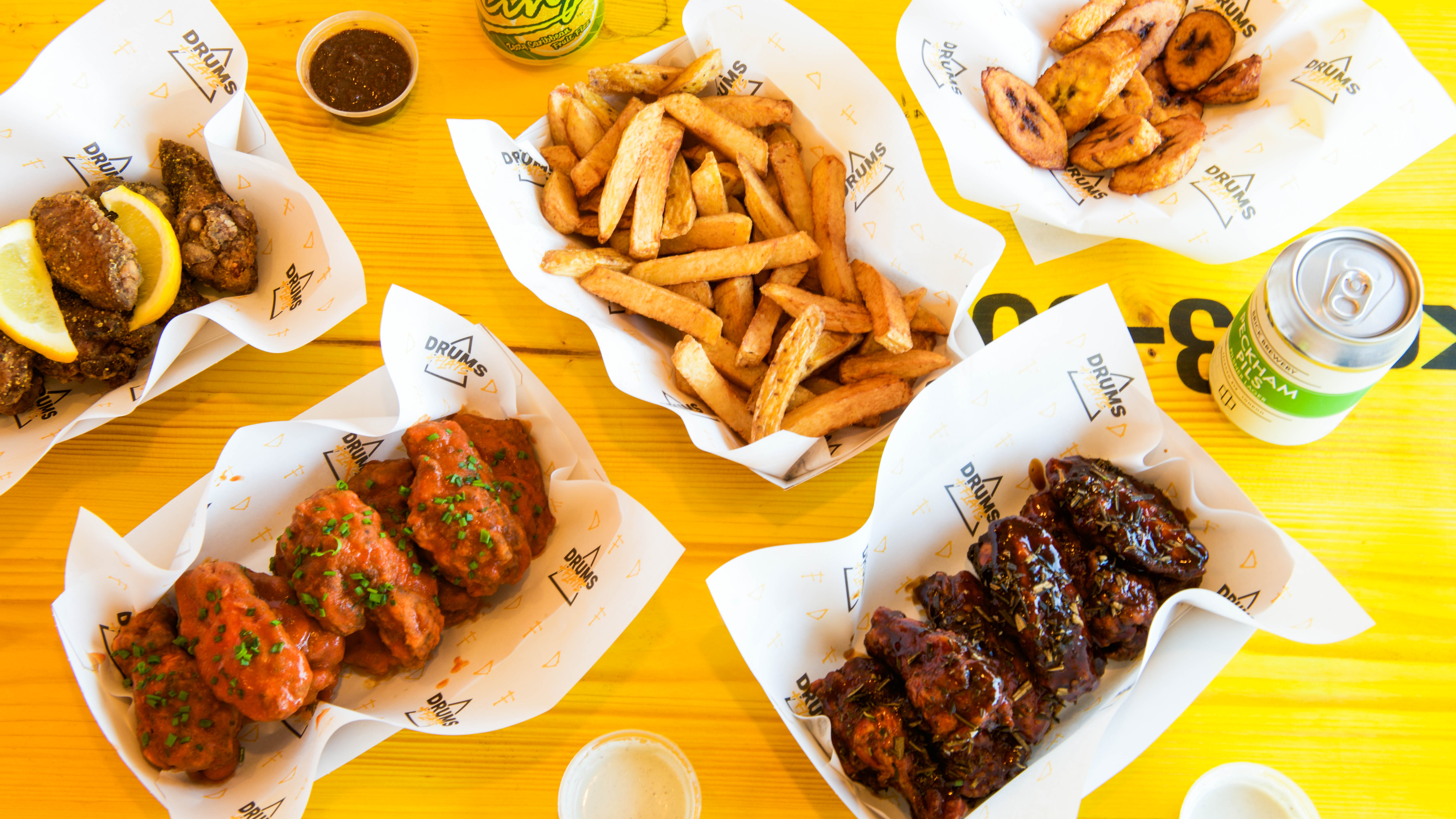 Drums & Flats delivery from Peckham Order with Deliveroo