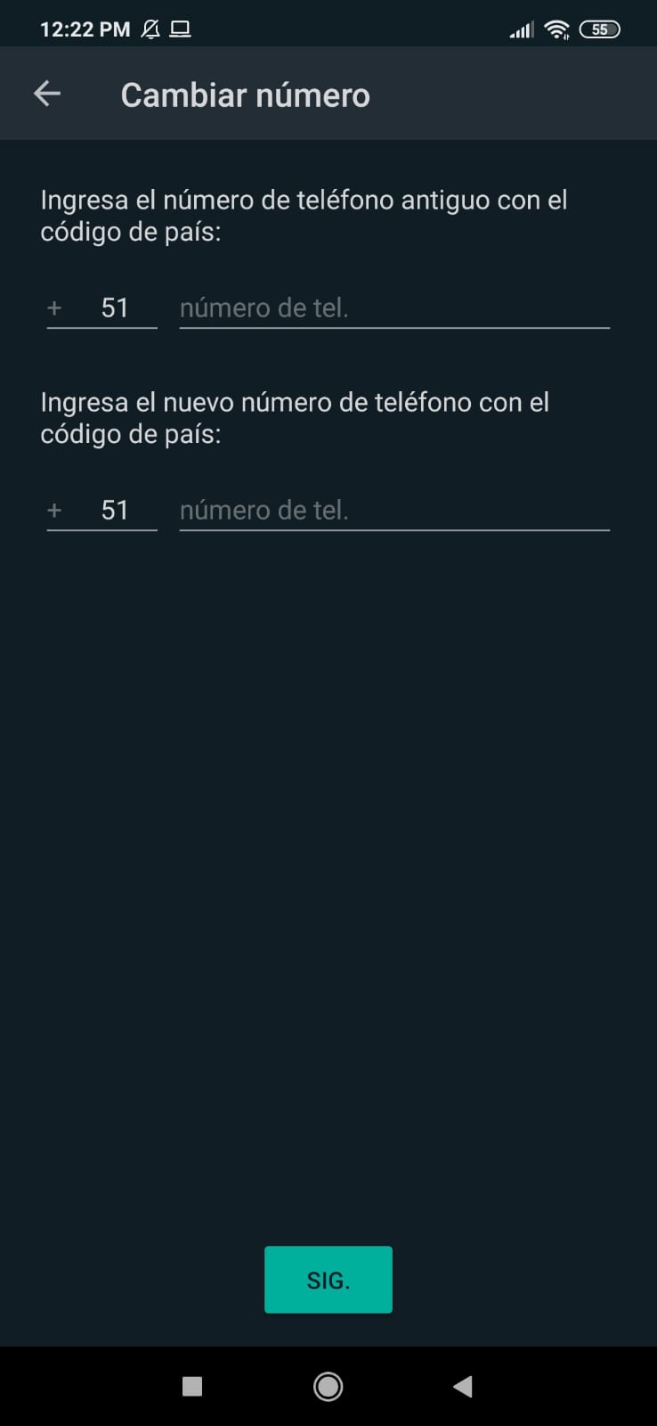 Cómo cambiar mi número de teléfono en WhatsApp y pasar mis chats sin
