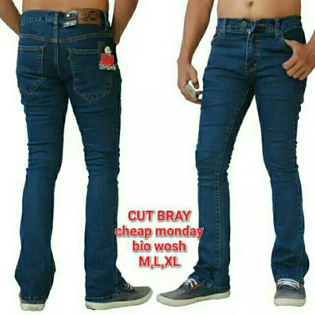 Celana jeans cutbray Jeans cutbray pria model 100 cutbray Lazada Indonesia