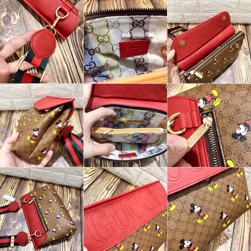 PROMO SALE TAS WANITA GUCCI SLING BAG HAILEY MICKEY PREMIUM SELEMPANG