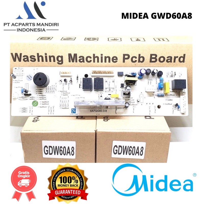 [BAYAR DITEMPAT] Modul pcb mesin cuci midea front loading MFS75S804 Lazada Indonesia