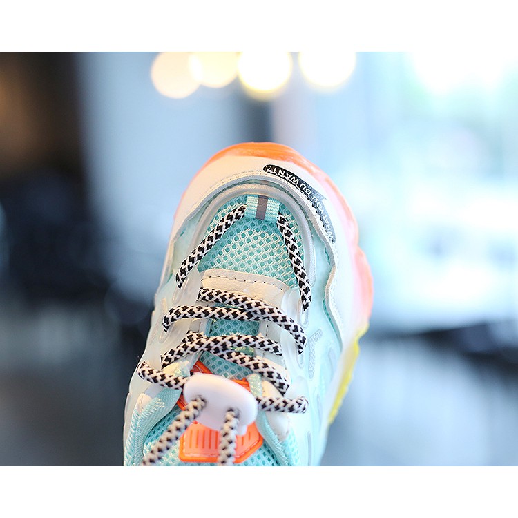 babyfit sepatu lampu LED anak AIROS sneakers anak perempuan import