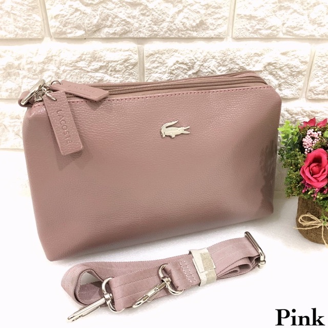IMPORT TAS WANITA LACOSTE SLING 2 buah TOGO 0026 TAS SUPER PREMIUM