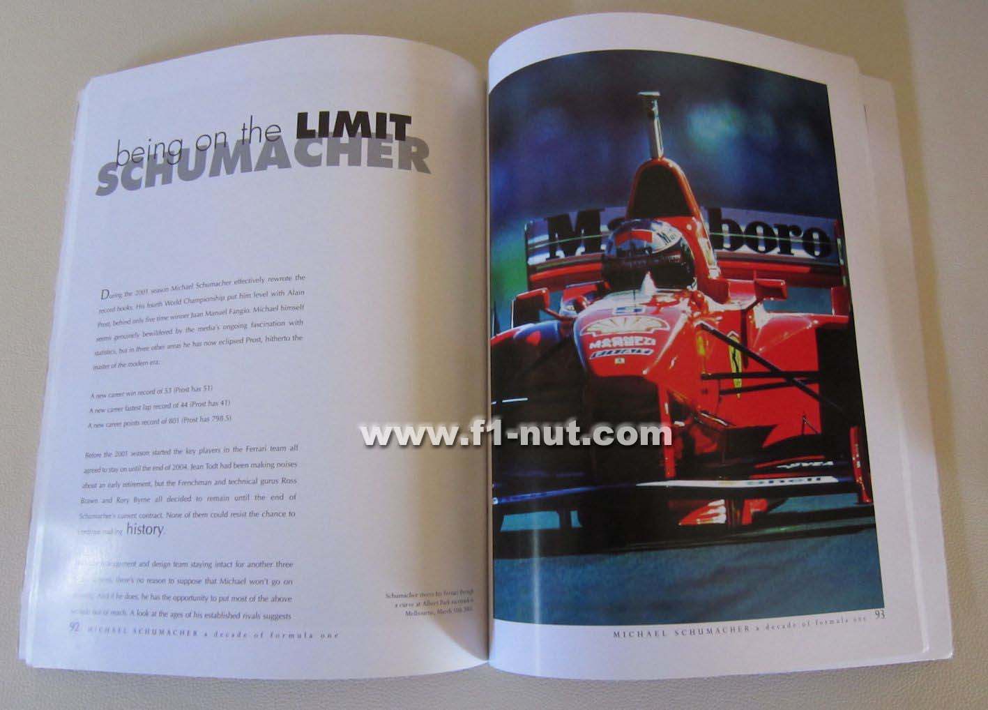 Book Review Michael Schumacher A Decade of Formula One by Adam
