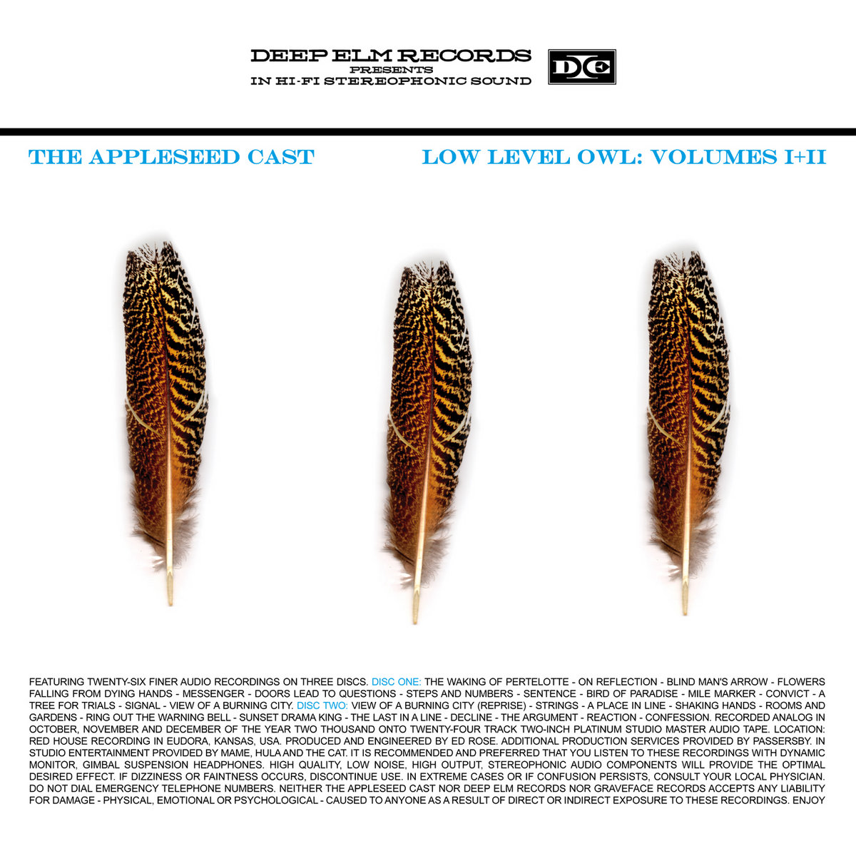 Best Of Bandcamp Free The Appleseed Cast Low Level Owl, Vol 1+2