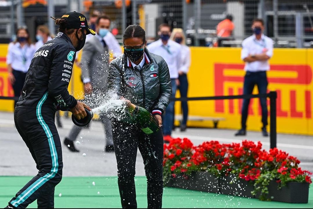 Zimbabwean Stephanie Travers first black woman to stand on the F1 podium