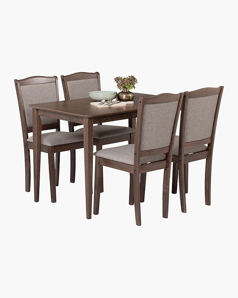 Patina Dining Set(1+4)Fabric Cushion Buy Furniture cheap Online in