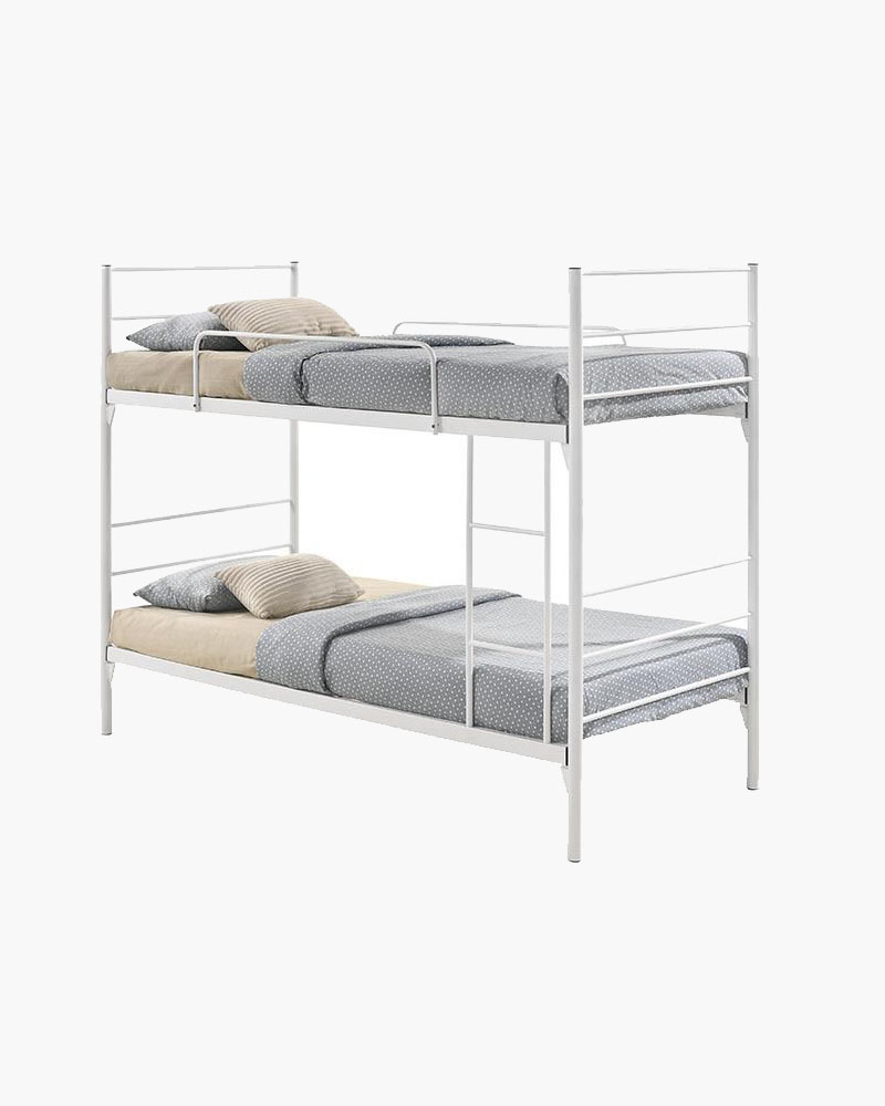 Jack Double Deck Bed White Buy Furniture cheap Online in Singapore