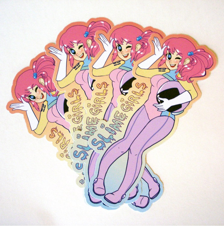 Space HyperbeamCutie Sticker Slime Girls
