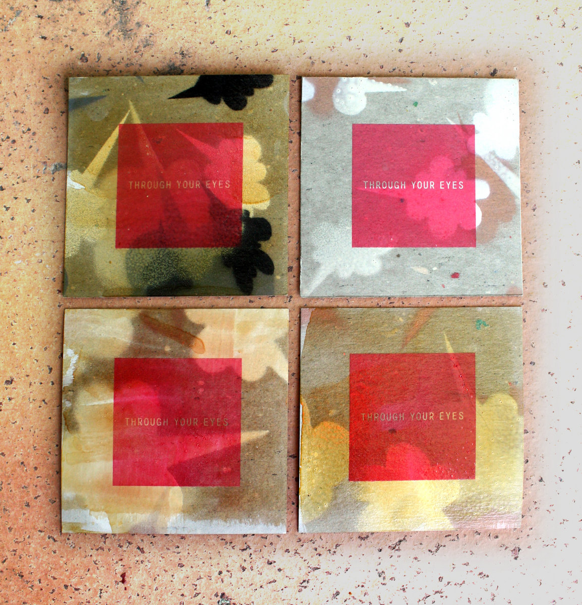 Silkscreened download card John A. Givens