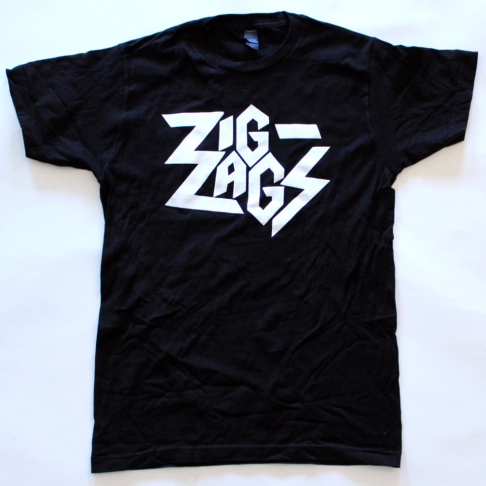 Zig Zags Logo Tshirt "Black" Zig Zags
