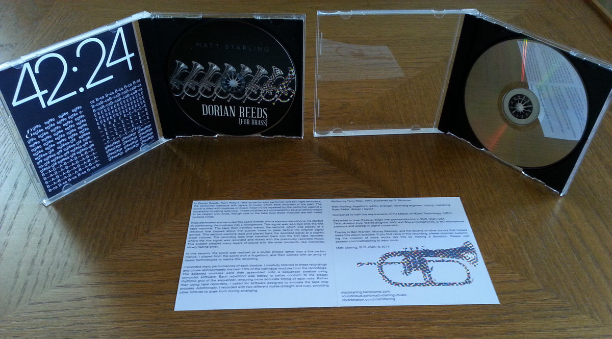 High resolution audiophile DVDAudio disc Matt Starling