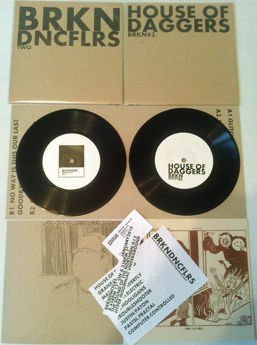 BRKN02 House Of Daggers E.P BROKEN DANCEFLOORS Box Bedroom Rebels