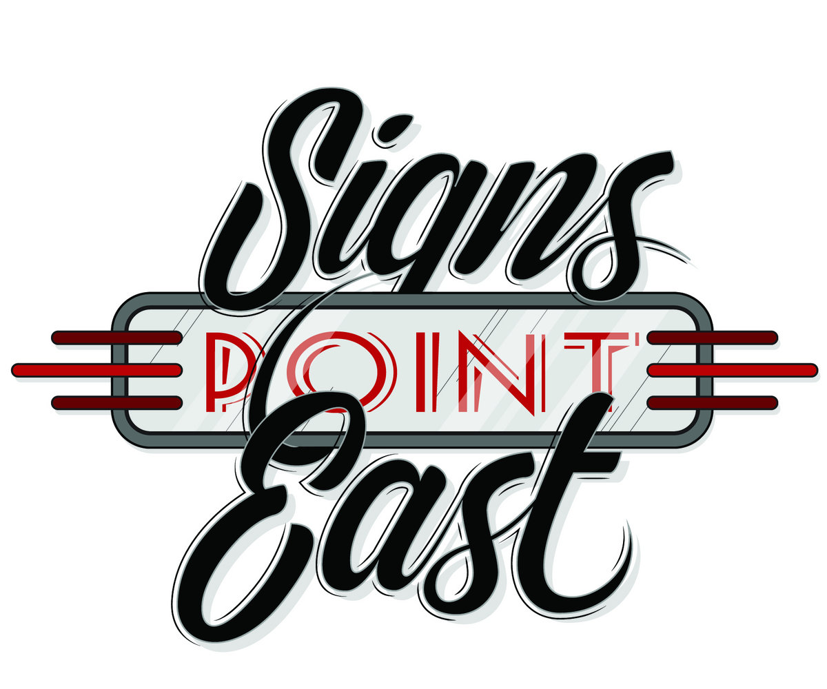 Back to the Start Signs Point East