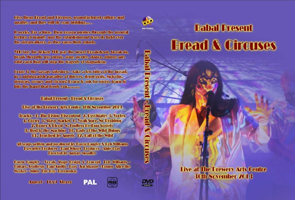BREAD & CIRCUSES LIVE LTD EDITION DVD BABAL