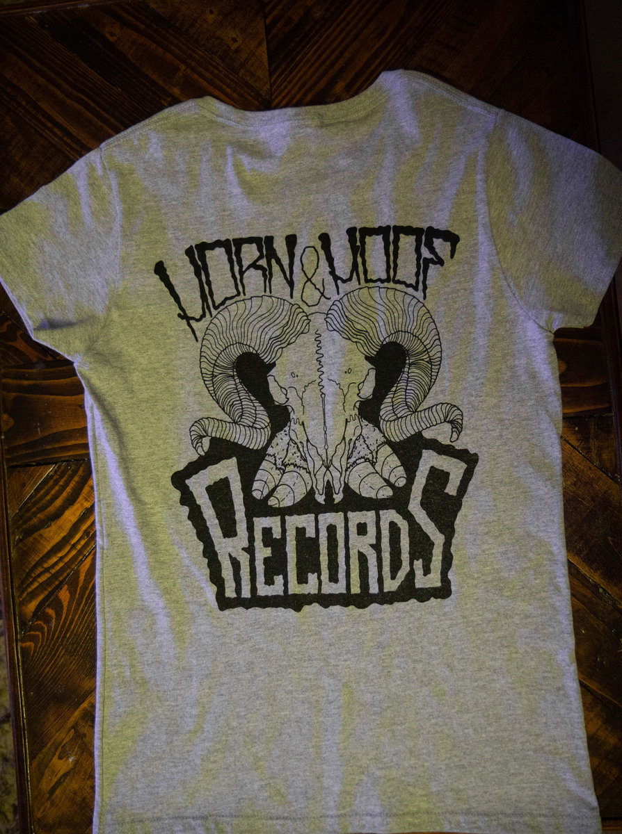 Horn & Hoof shirt (Front and back print) Horn & Hoof Records
