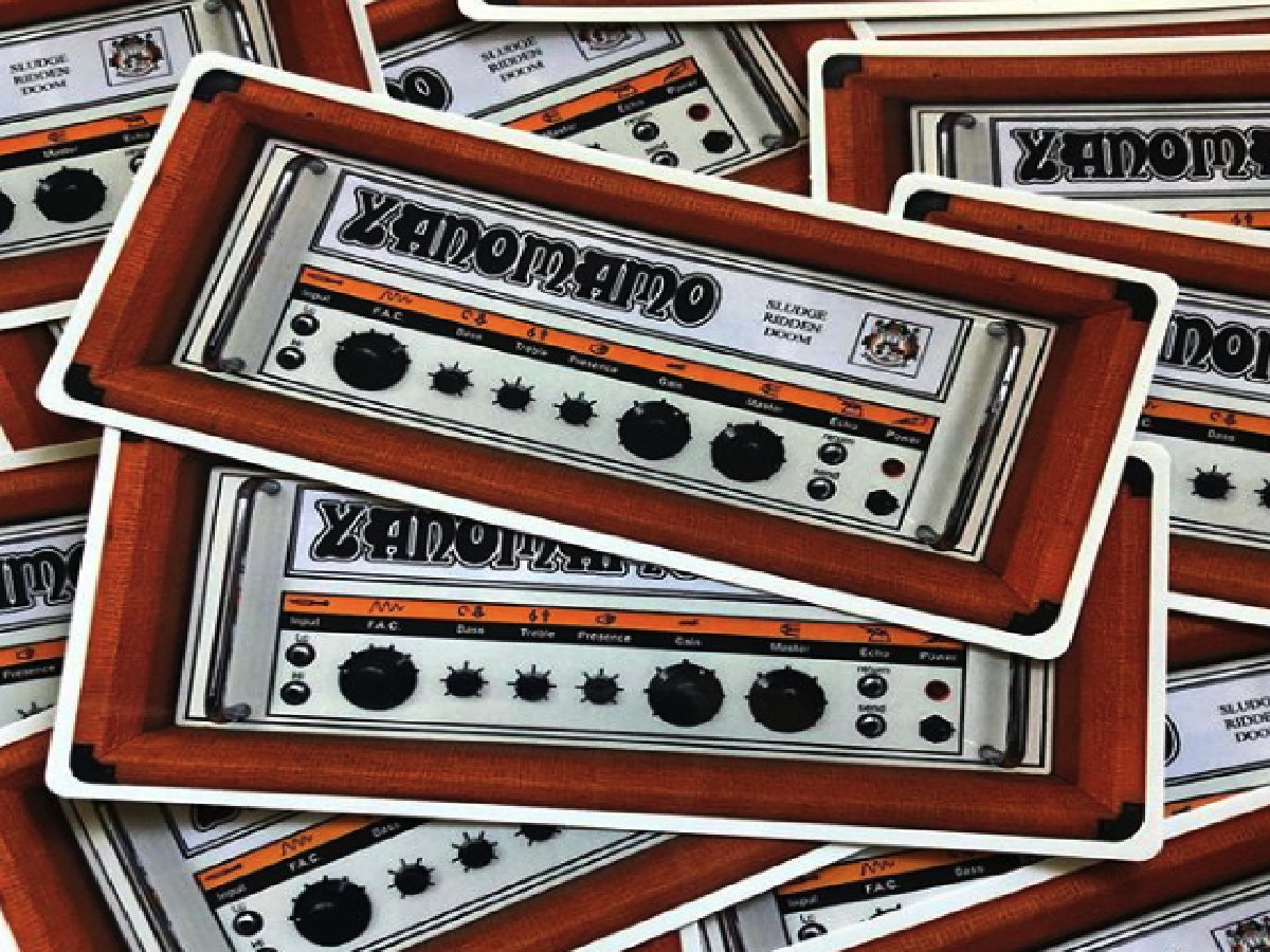 Orange Amp sticker Yanomamo