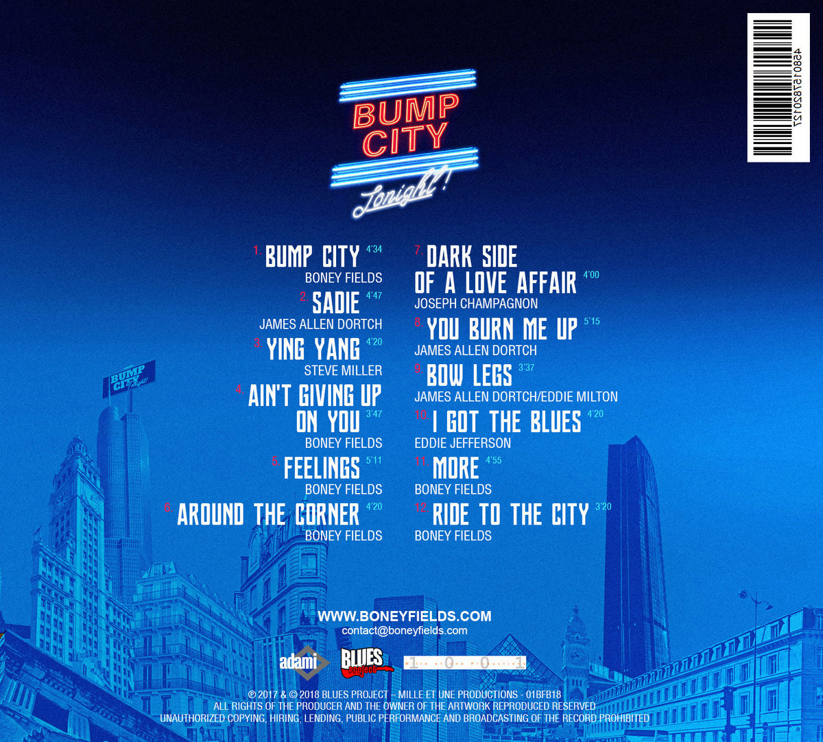 Bump City Boney FIELDS