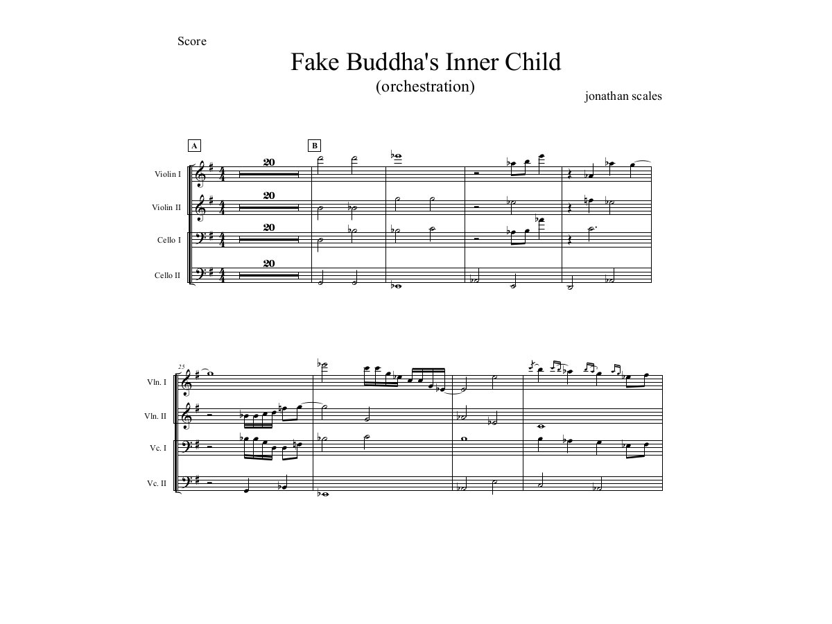 PILLAR (sheet music) Alternate Cover 1 Jonathan Scales