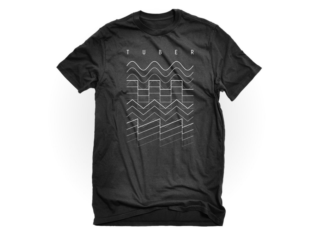 Lines TShirt (Black) Tuber