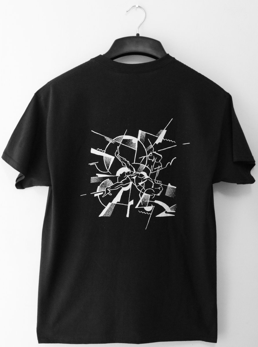 Look TShirt (black shirt / white logo & artwork Perc Trax