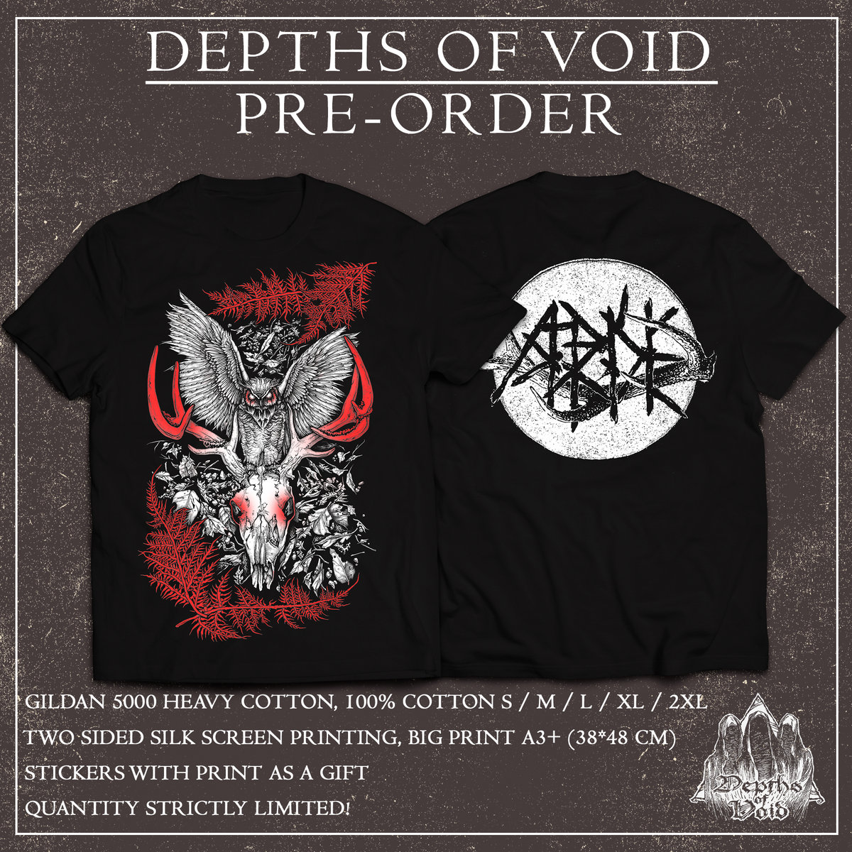 Arde Tshirt, PREORDER Depths of Void
