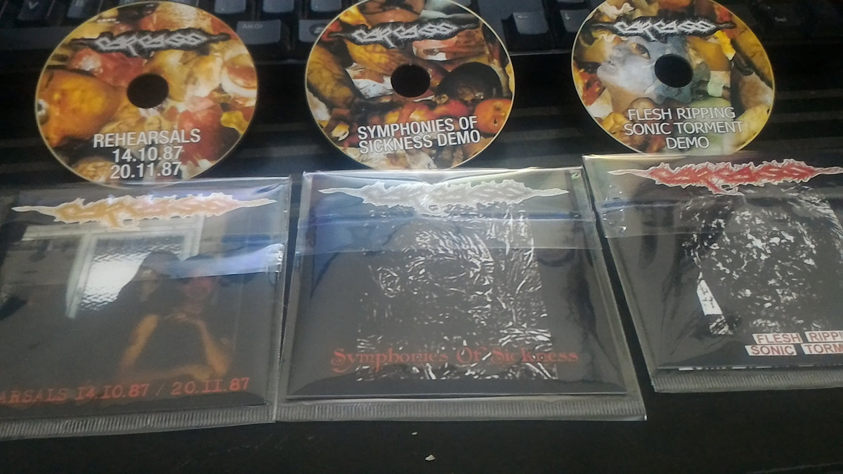 carcass 1987 rehearsals 14.10.87 / 20.11.87 Old Grindered Days