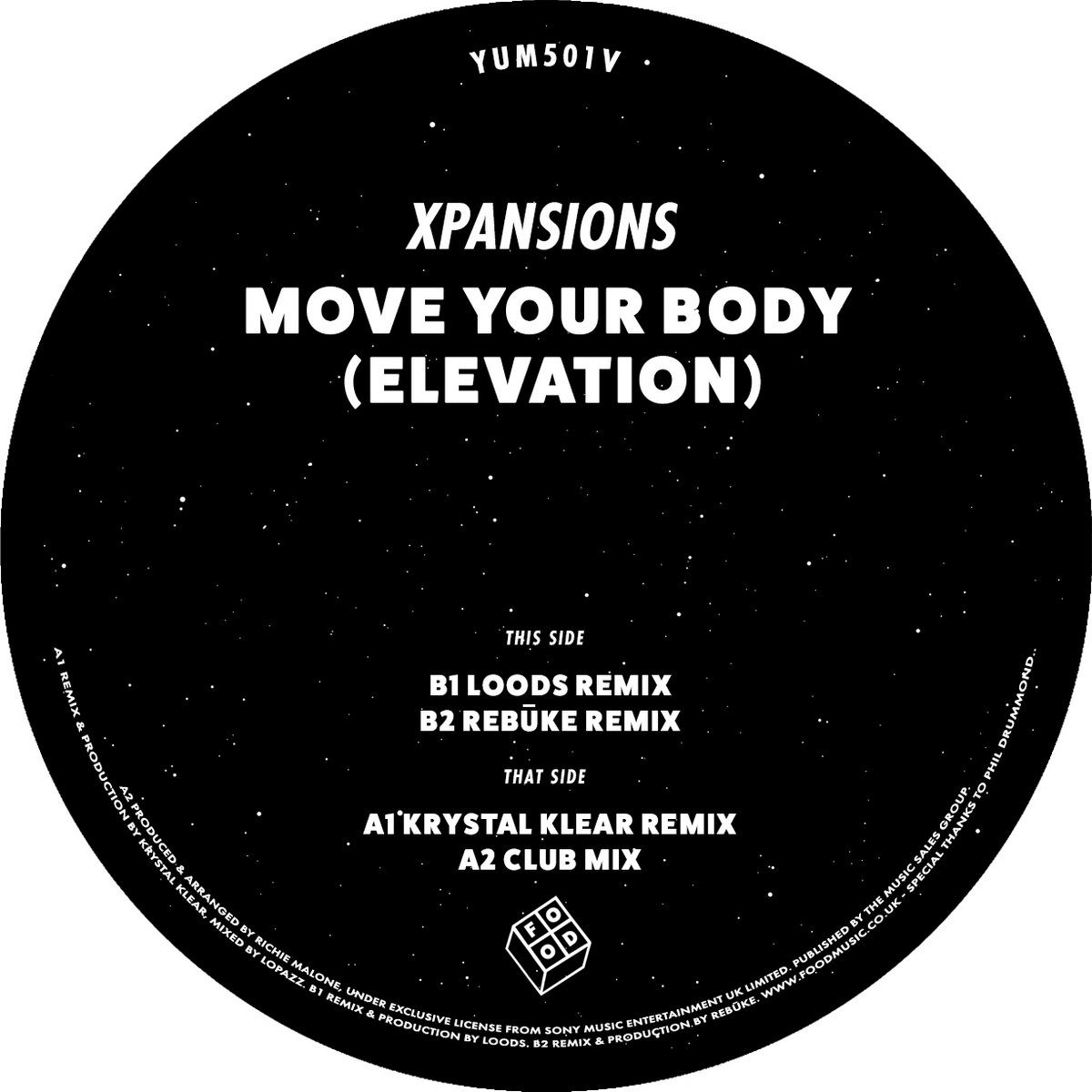Move Your Body (Elevation) Xpansions Food Music
