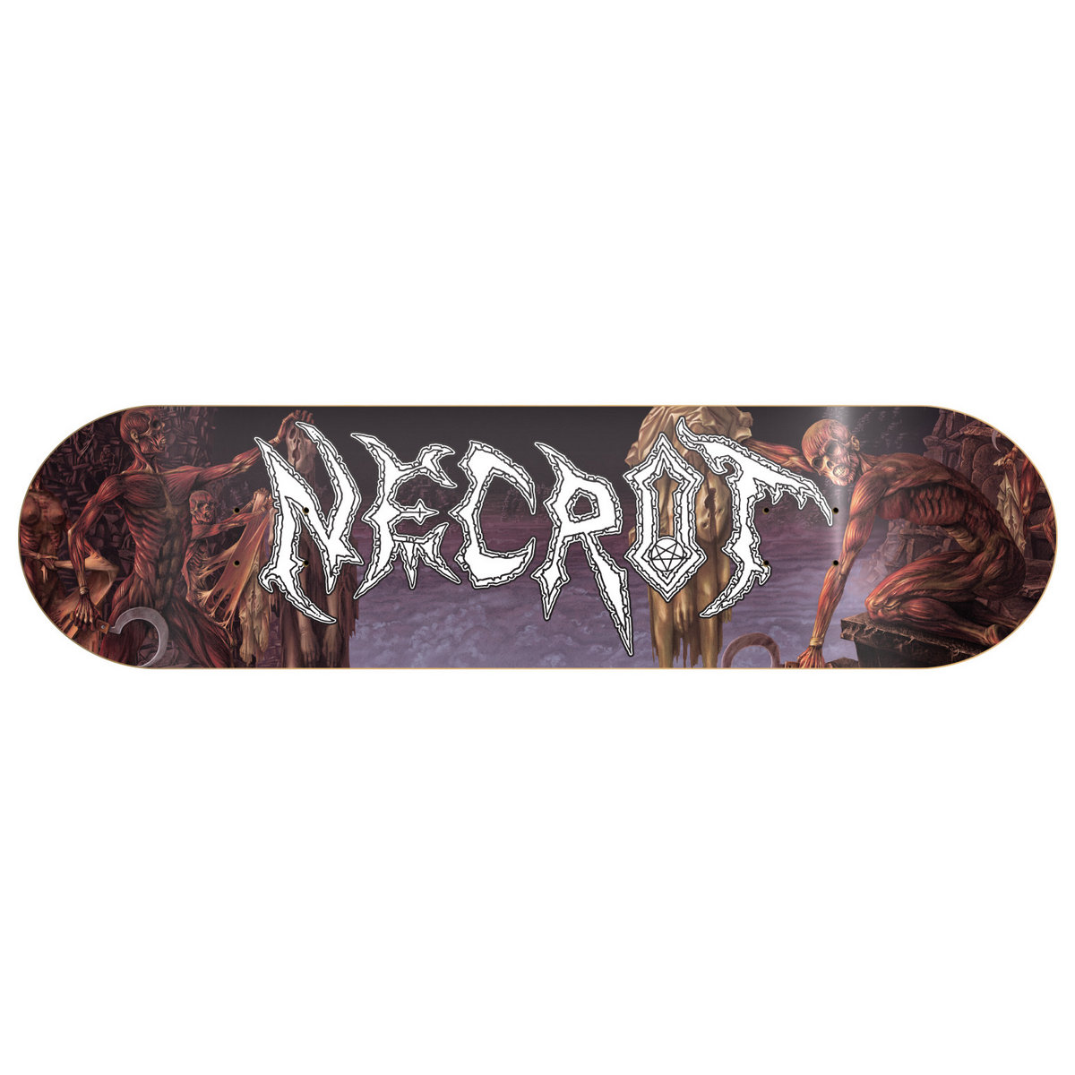 Mortal Skateboard Deck Necrot
