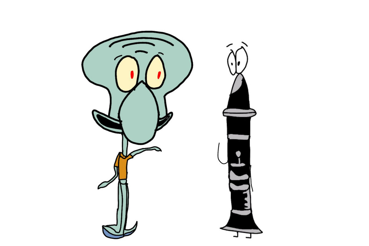 Squidward and His Danny Green