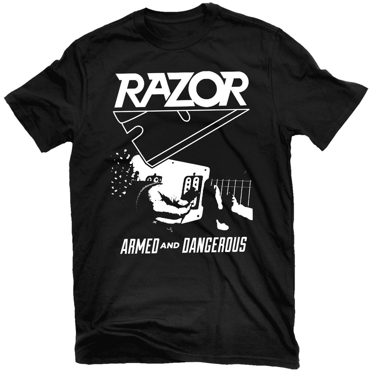 Armed and Dangerous T Shirt Razor