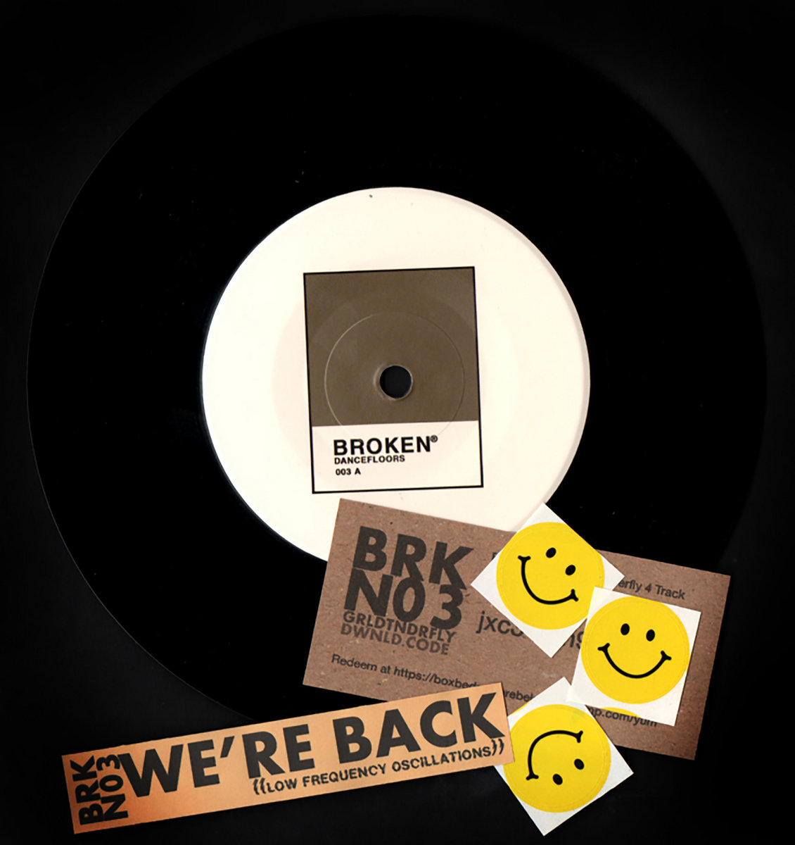 BRKN03 Gerald Tenderfly 4 Track Limited E.P BROKEN DANCEFLOORS