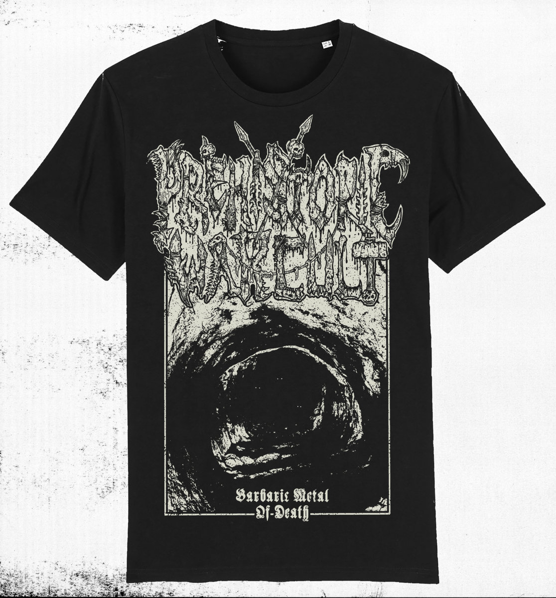 BARBARIC CAVE SHIRT Prehistoric War Cult