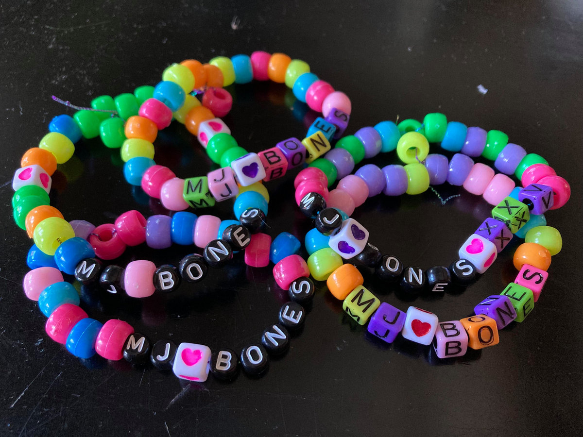 Kandi Bracelet MJ Bones