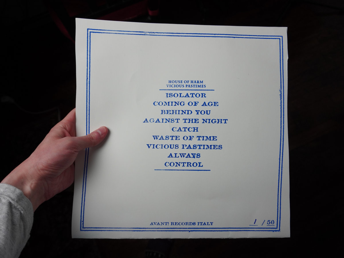 Vicious Pastimes House of Harm