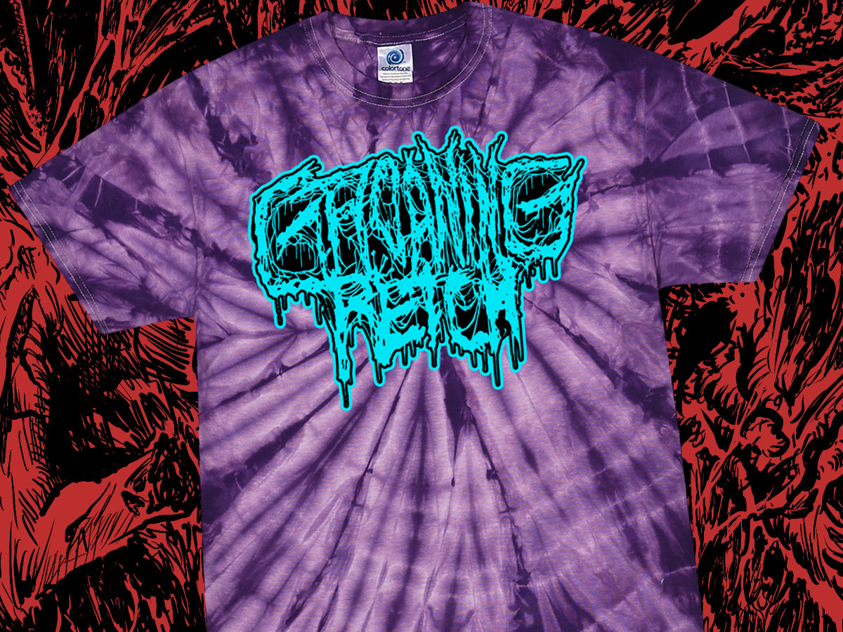 Logo Tie Dye Tee Groaning Retch