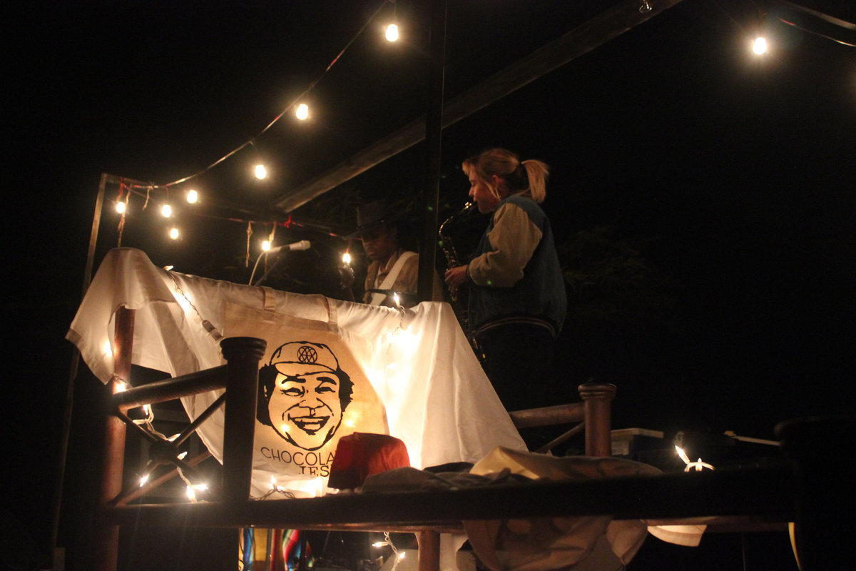 Natural Color Liberty Bag with Chocolate Jesus Logo Chocolate Jesus 702