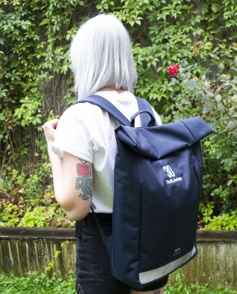Thrill Jockey Deluxe Limited Edition 30th Anniversary Backpack (NAVY