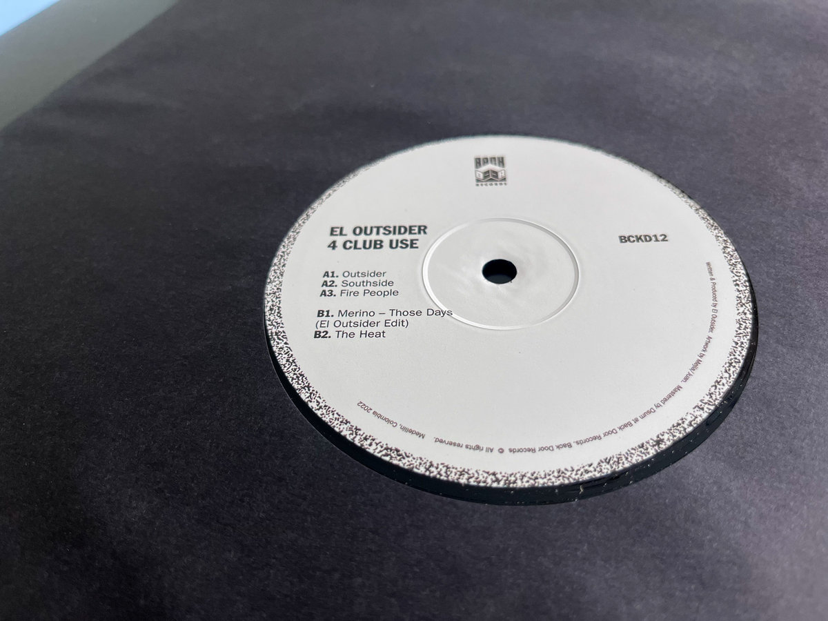 BCKD12 / 4 Club Use El Outsider Back Door Records