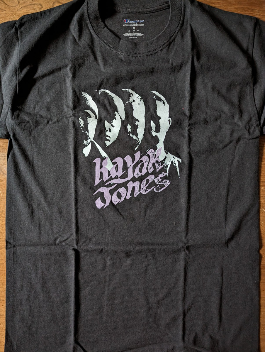 Black 'Silhouette' Tee Kayak Jones