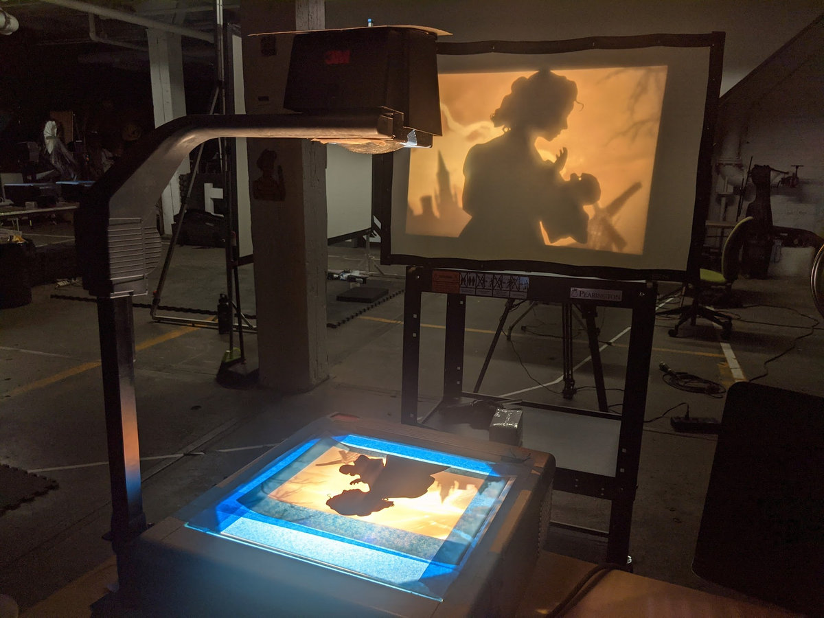 Manual Cinema Frankenstein Puppet Manual Cinema