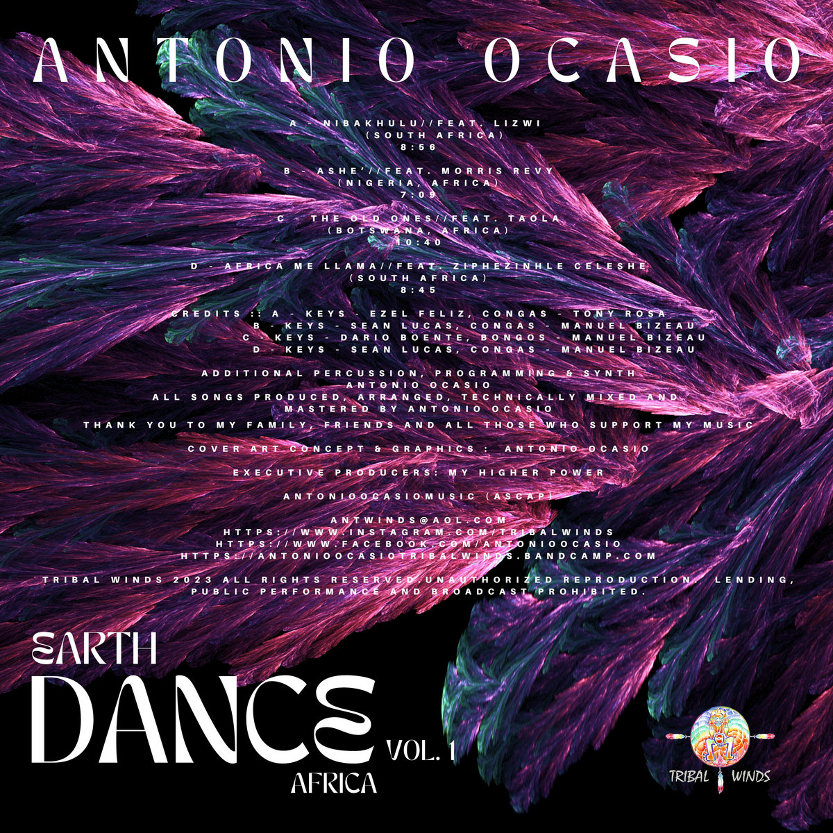 Antonio Ocasio Earth Dance Vol. 1 Antonio Ocasio/Tribal Winds