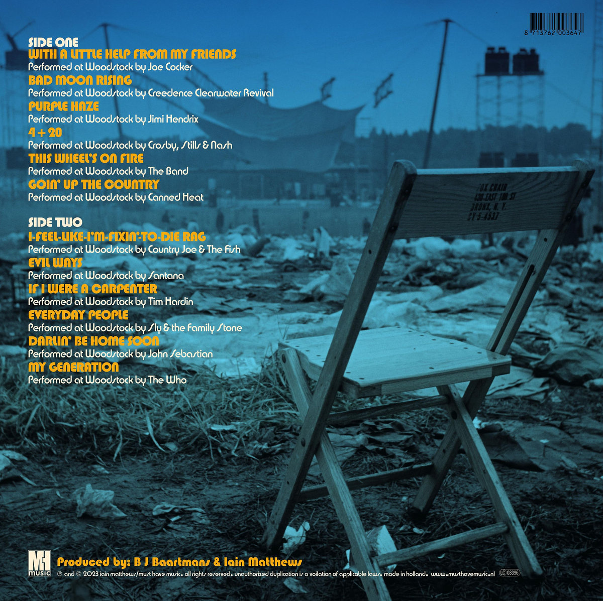 The Woodstock Album Matthews Southern Comfort Continental Record