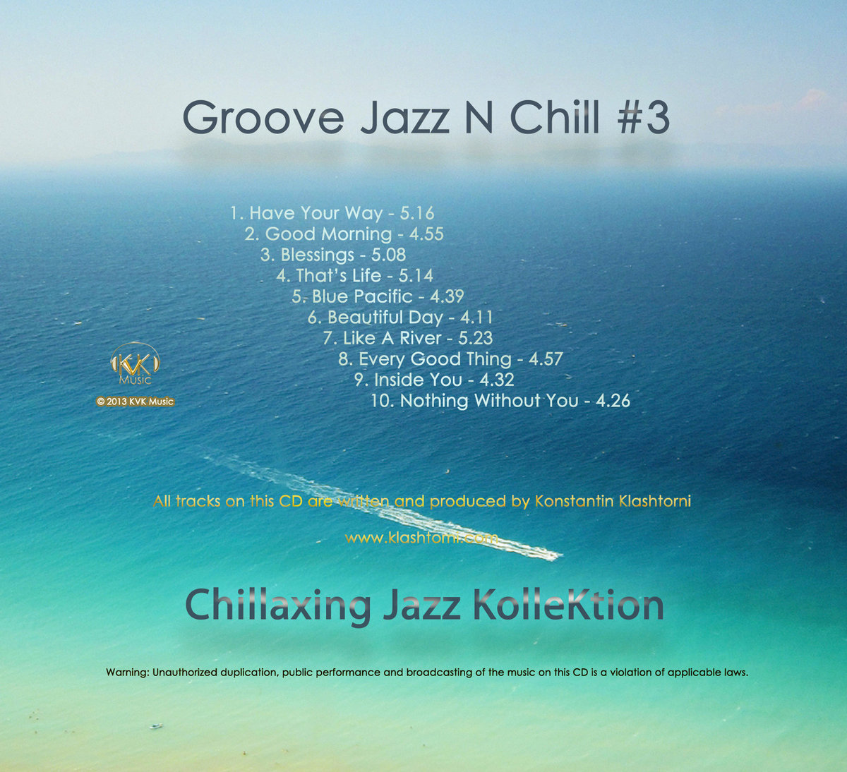 Chillaxing Jazz KolleKtion Groove Jazz N Chill 3 Konstantin Klashtorni