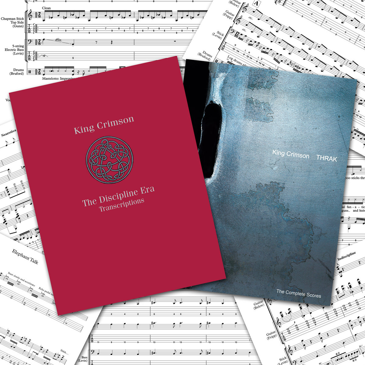 King Crimson Scorebook Bundle Discipline Era + THRAK Music Scores